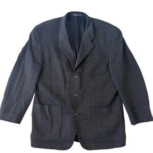 Bovet Men's Dark Gray 100% Wool Sports Jacket Made in Canada - 2XL